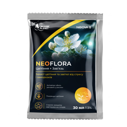 NeoFlora (НеоФлора), стимулятор цветения и завязывания плодов, 30 мл, Neova NeoFlora (НеоФлора), стимулятор цветения и завязывания плодов, 30 мл, Neova