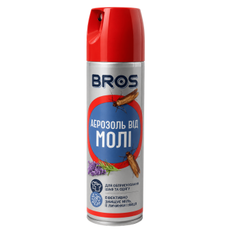 Аерозоль від молі, 150 мл, Bros Аерозоль від молі, 150 мл, Bros
