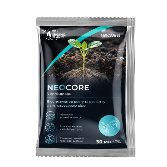 NeoCore (НеоКор), біостимулятор росту кореневої системи, біоактивний екстракт торфу, 30 мл, Neova NeoCore (НеоКор), біостимулятор росту кореневої системи, біоактивний екстракт торфу, 30 мл, Neova