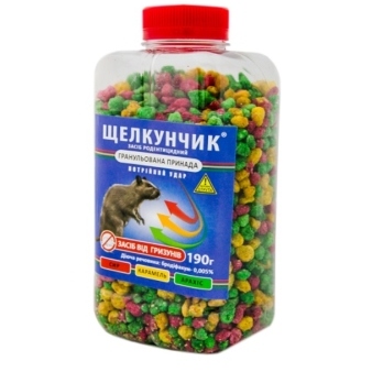Щелкунчик гранули від гризунів (мікс), 190 г