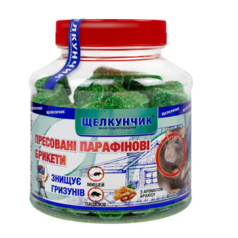 Щелкунчик брикети від гризунів арахіс (зелений), 320 г Щелкунчик брикети від гризунів арахіс (зелений), 320 г