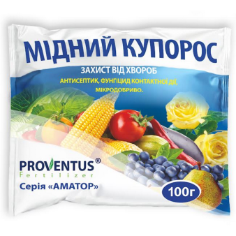 Мідний купорос 100 г, (Провентус) Мідний купорос 100 г, (Провентус)