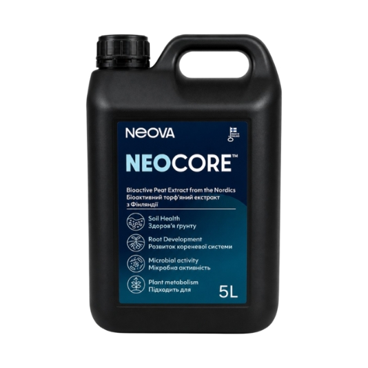 NeoCore, біостимулятор росту кореневої системи, біоактивний екстракт торфу, 5 л, Neova NeoCore, біостимулятор росту кореневої системи, біоактивний екстракт торфу, 5 л, Neova