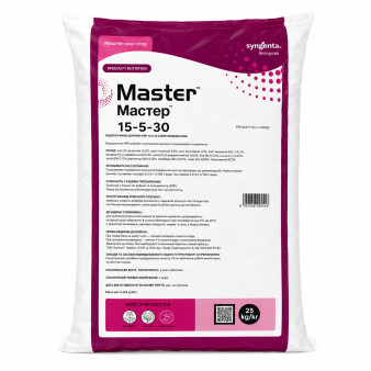 Master (Мастер), NPK 15-5-30, Минеральное удобрение, 25 кг, Valagro