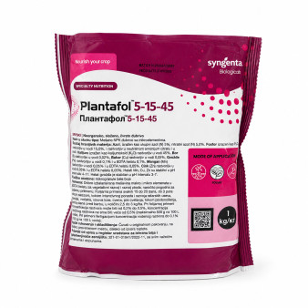 Plantafol (Плантафол), NPK 5-15-45, Минеральное удобрение, 1 кг, Valagro