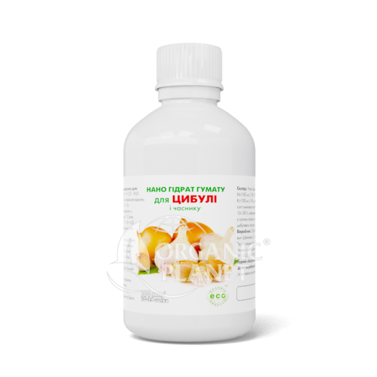 Мінеральне добриво Гумат для цибулі, 100 мл