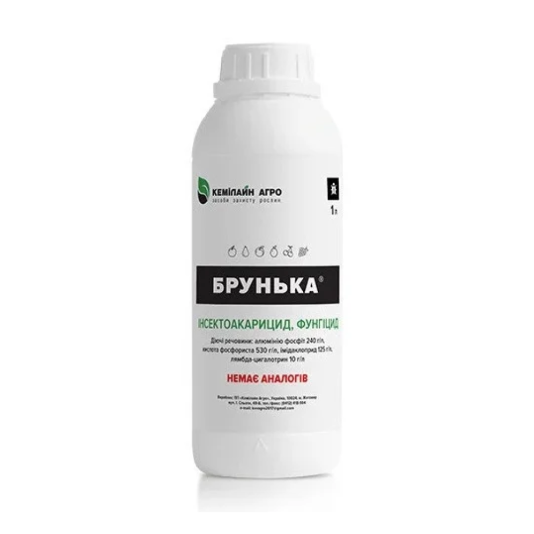 Брунька, інсектоаккарацид, фунгіцид системно-контактної дії, 1 л