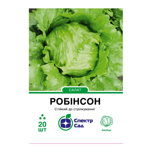 Салат айсберг Робінсон, 20 шт в уп., Hazera