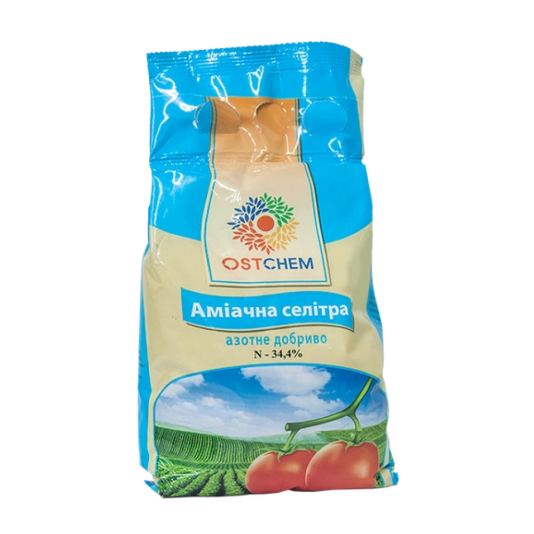 Аміачна селітра, гранульоване добриво, Ostchem, 1 кг Аміачна селітра, гранульоване добриво, Ostchem, 1 кг