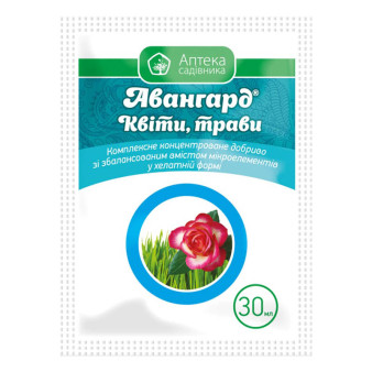 Авангард Цветы, травы NPK + M/E р.к., 30 мл, комплексное удобрение, Укравит