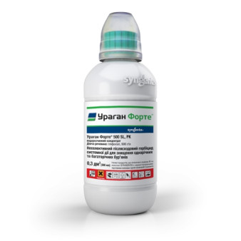 Ураган Форте, гербіцид суцільної дії, 300 мл, Syngenta Ураган Форте, гербіцид суцільної дії, 300 мл, Syngenta