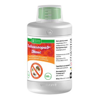 Антиколорад Макс в.р.к., 100 мл, контактно-системний інсектицид подвійної дії, Укравіт Антиколорад Макс в.р.к., 100 мл, контактно-системний інсектицид подвійної дії, Укравіт