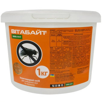 Витабайт в.г., 1 кг, инсектицидная приманка, Укравит Витабайт в.г., 1 кг, инсектицидная приманка, Укравит