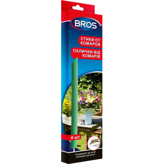 Палички від комарів, 4 шт, Bros