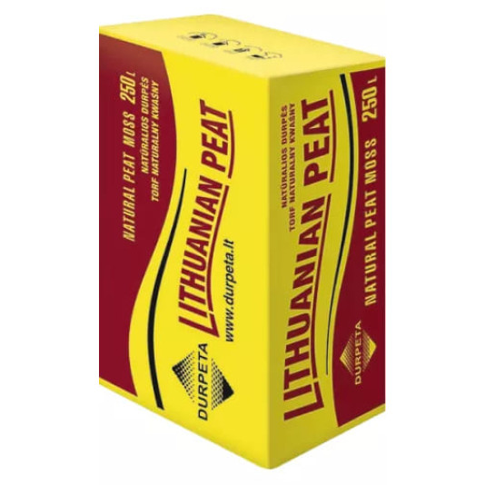 Торф натуральный, 250 л, Durpeta