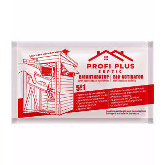 Біоактиватор для дворових туалетів Septic, 25 г, Profi Plus