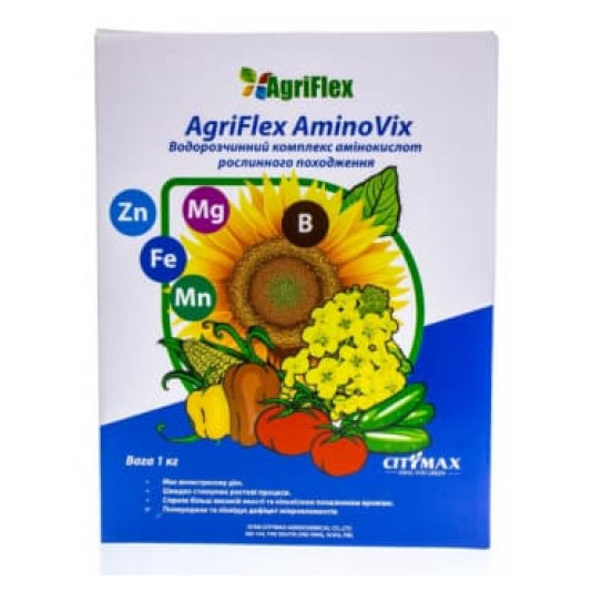AgriFlex AminоVix, водорастворимый комплекс аминокислот, 1 кг, CityMax AgriFlex AminоVix, водорастворимый комплекс аминокислот, 1 кг, CityMax
