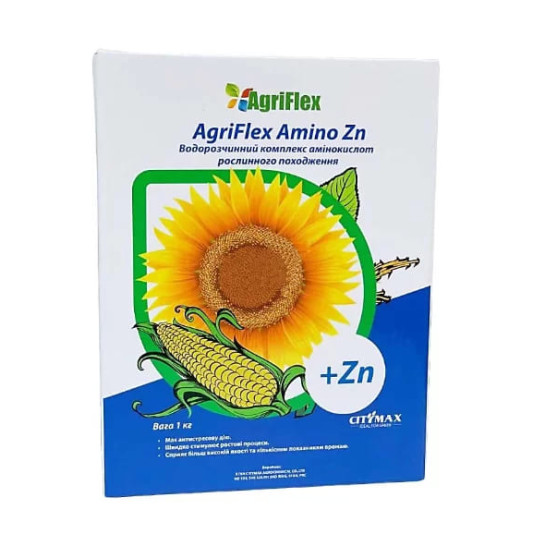 AgriFlex Amino Zn, Водорастворимый комплекс аминокислот, 1 кг, CityMax AgriFlex Amino Zn, Водорастворимый комплекс аминокислот, 1 кг, CityMax