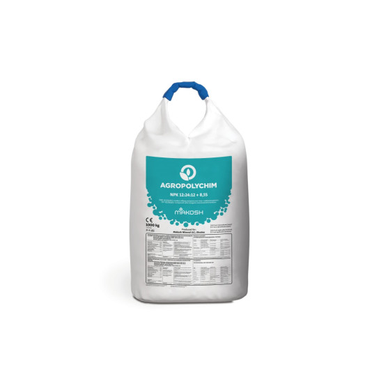Комплексне добриво, NPK MAKOSH 12:24:12 + 8,5S, 1000 кг, Болгарія