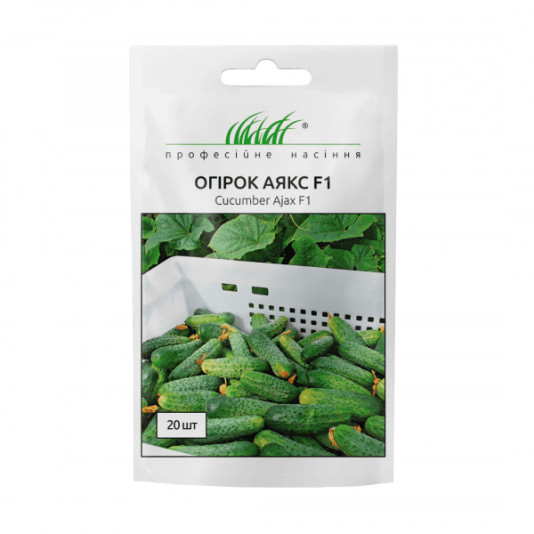 Огірок Аякс F1 бджолозапильний, 20 шт Огірок Аякс F1 бджолозапильний, 20 шт