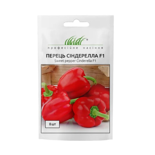 Перець Сіндерелла F1 кубовидний червоний , 8 шт Перець Сіндерелла F1 кубовидний червоний , 8 шт