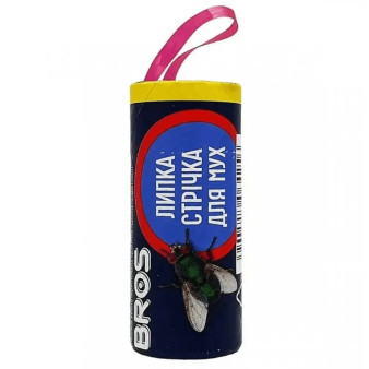 Липка стрічка від мух кругла, Bros Липка стрічка від мух кругла, Bros