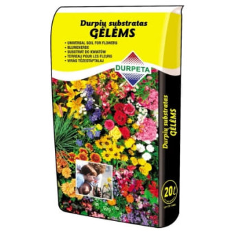 Торфосуміш для квітів 10 л, Durpeta