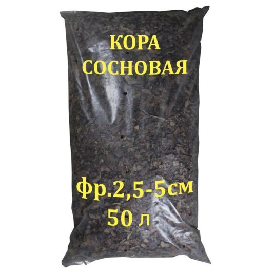 Кора соснова середня фракція (30-50 мм), 50 л Кора соснова середня фракція (30-50 мм), 50 л