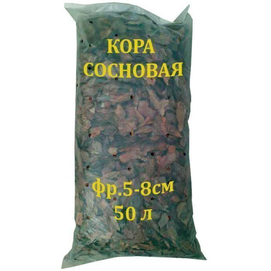 Кора соснова велика фракція (50-80 мм), 50 л Кора соснова велика фракція (50-80 мм), 50 л