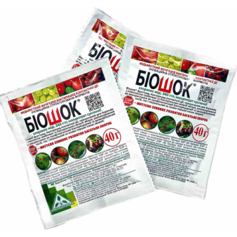 Біошок, фунгіцид бактерицид контактної дії, 40 г (саше), Агропромника
