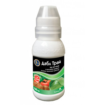 Дабл Трай, 100 мл, системний досходовий гербіцид, Сімейний Сад Дабл Трай, 100 мл, системний досходовий гербіцид, Сімейний Сад