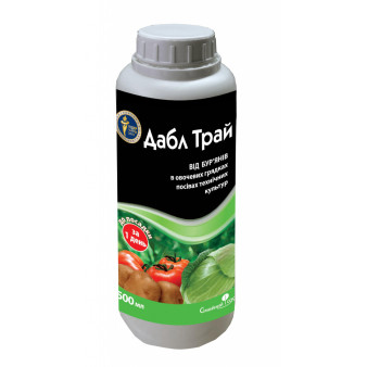 Дабл Трай, 500 мл, системный довсходовый гербицид, Семейный Сад Дабл Трай, 500 мл, системный довсходовый гербицид, Семейный Сад