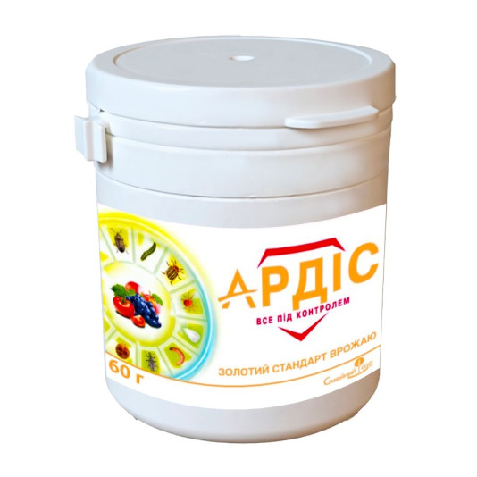 Ардіс, 60 г, системний інсектицид для овочевих, бобових та баштанних культур, декоративних квітів, плодових дерев та буряків, Сімейний Сад