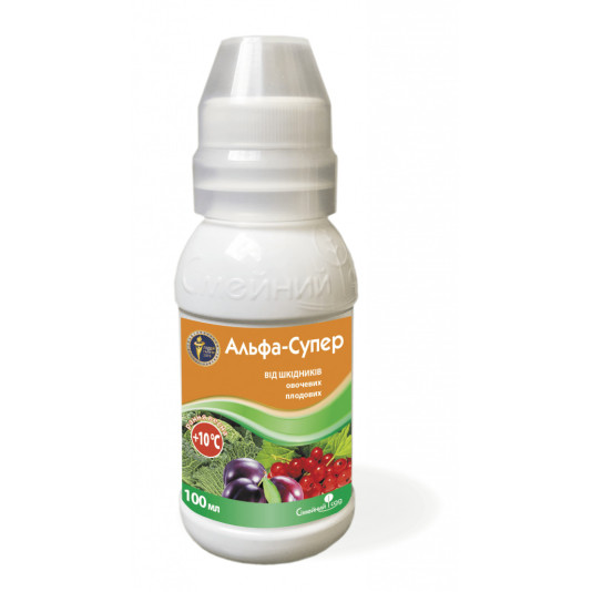 Альфа Супер, 100 мл, контактний інсектицид для ранньовесняного захисту, Сімейний Сад