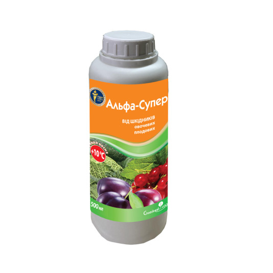 Альфа Супер, 500 мл, контактний інсектицид для ранньовесняного захисту, Сімейний Сад