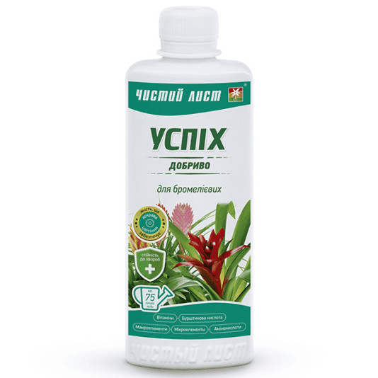 Успіх, мінеральне добриво для бромелієвих рослин, 310 мл