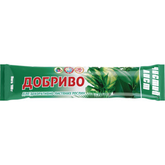 Чистий лист, кристалічне добриво для декоративно-листяних рослин, 100 г