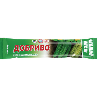Чистый лист, кристаллическое удобрение для огурцов и кабачков, 100 г
