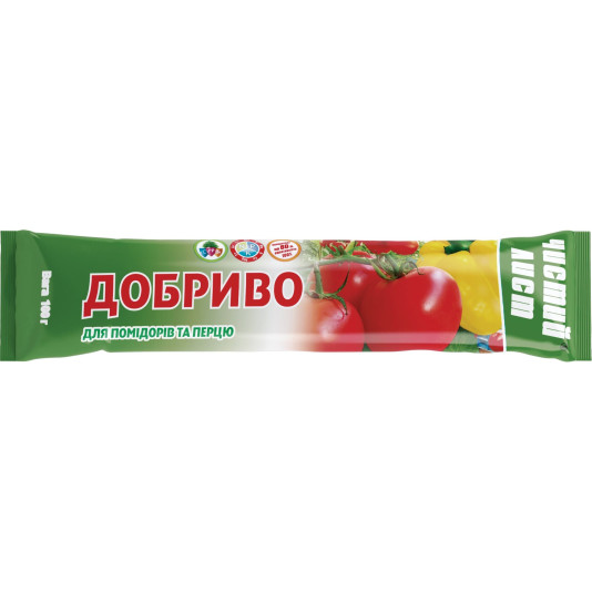 Чистый лист, кристаллическое удобрение для помидоров, перца и других пасленовых, 100 г