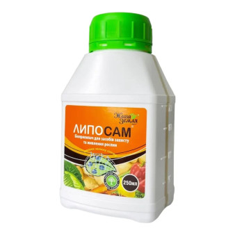 Липосам, біоприлиплювач, вологоутримувач, 250 мл, Жива Земля Липосам, біоприлиплювач, вологоутримувач, 250 мл, Жива Земля