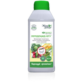 Лепідоцид - БТУ - р, біоінсектицид, 500 мл, Жива Земля Лепідоцид - БТУ - р, біоінсектицид, 500 мл, Жива Земля