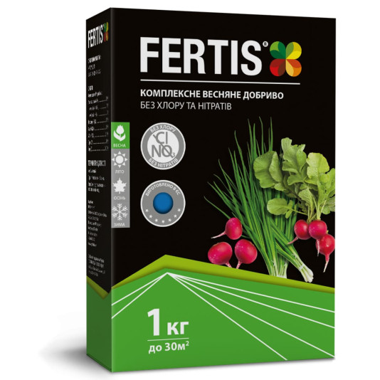 Удобрение Весна универсальное, NPK 13-10-15 + МЕ, 1 кг, Fertis