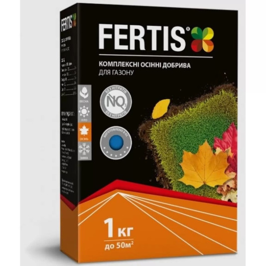Осеннее удобрение для газона, NPK 5-15-30 + МЕ, 1 кг, Fertis