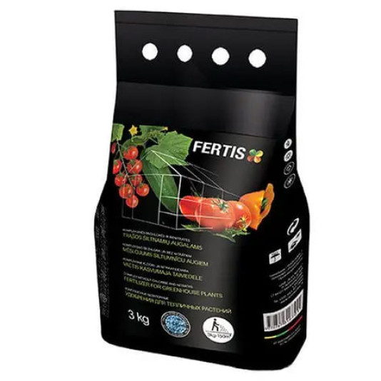 Удобрение для тепличных культур, NPK 12-8-16 + МЕ, 3 кг, Fertis