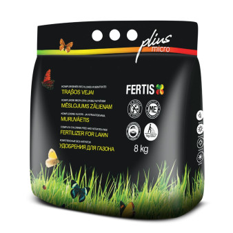 Удобрение для газона, NPK 17-6-11, 8 кг, Fertis Удобрение для газона, NPK 17-6-11, 8 кг, Fertis