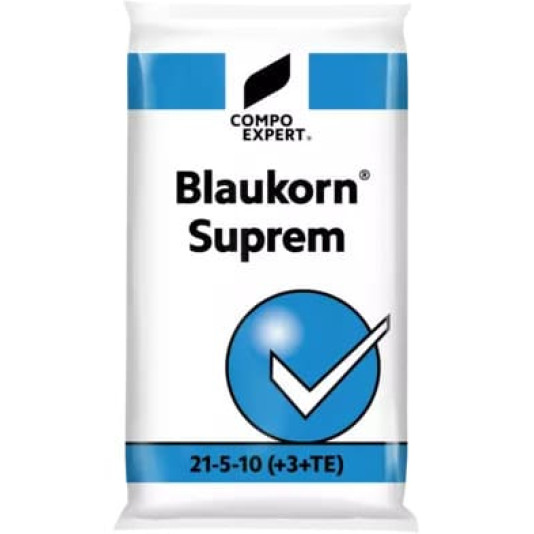 Blaurkorn Suprem (Блаукорн Суприм), NPK 21-5-10 + МЕ, комплексное минеральное удобрение, 25 кг, Compo