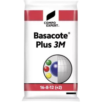 Basacote Plus 3M (Базакот Плюс 3М), NPK 16-8-12 + МЕ, комплексное минеральное удобрение, 25 кг, Compo