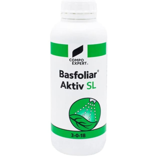 Basfoliar Aktiv SL (Басфоліар Актив), NPK 3-0-18, рідке комплексне мінеральне добриво, 1 л, Compo