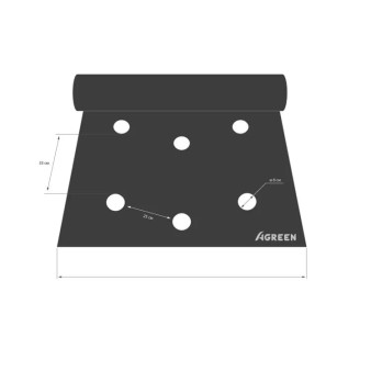 Агроволокно чорно-біле з перфарацією 3 отвори, щільність 50 (1,6*10) в пакеті, Agreen