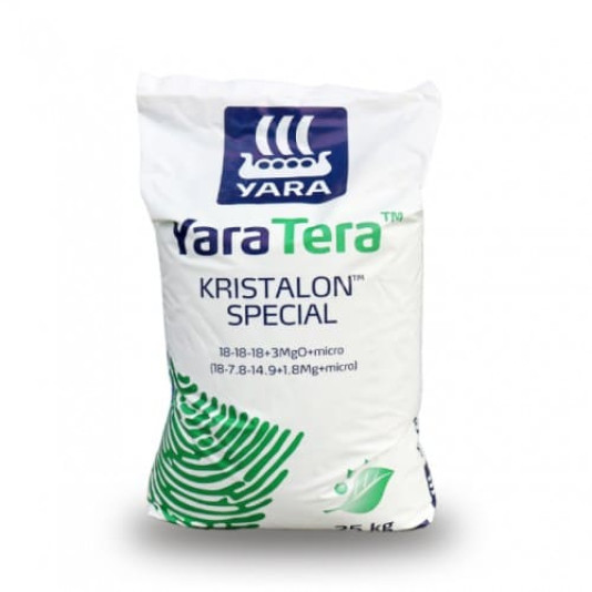 YaraTera Kristalon NPK 18-18-18 Special (ЯраТера Крісталон Особливий), водорозчинне добриво, 25 кг